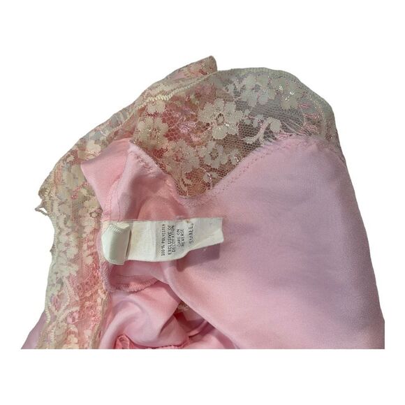 Victoria Secret Women’s Vintage Pink &Lace Lingerie Satin Womens Size Small - Picture 9 of 15